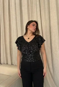 Blusa celeste - Cómoda