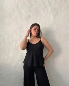 Musculosa de gasa doble - Cómoda