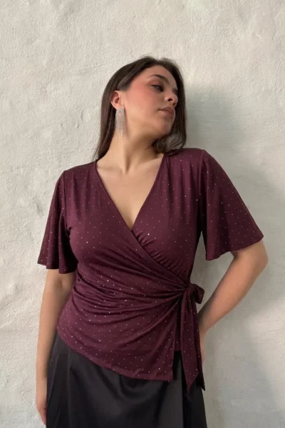 BLUSA DORA CON STRASS