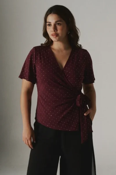 BLUSA DORA CON STRASS