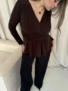 Blusa carolina liso - Cómoda (foto 3)