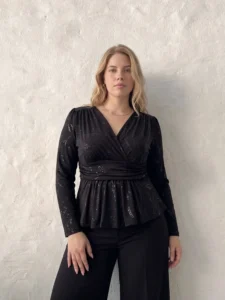 Blusa carolina brillo - Cómoda