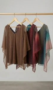 Poncho tul largo - Cómoda (foto 2)