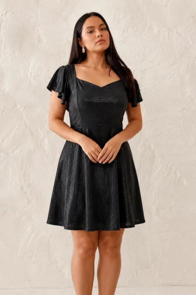 VESTIDO CELINE CON BRILLO