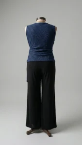 BLUSA DORITA de crep de punto - Cómoda (foto 3)