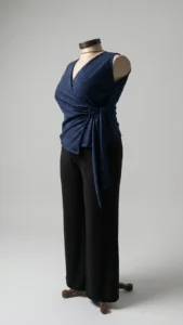 BLUSA DORITA de crep de punto - Cómoda (foto 2)