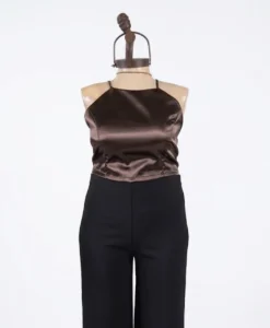 Top pamela liso de saten - Cómoda (foto 9)