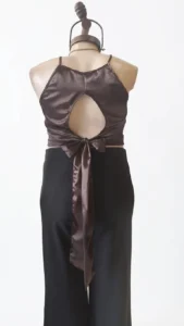 Top pamela liso de saten - Cómoda (foto 10)