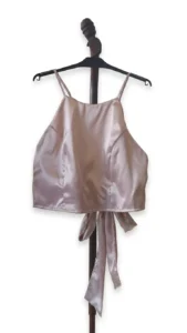 Top pamela liso de saten - Cómoda (foto 7)