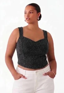 Top pilar glitter - Cómoda