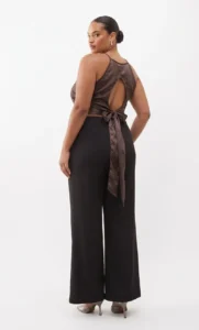 Top pamela liso de saten - Cómoda (foto 2)