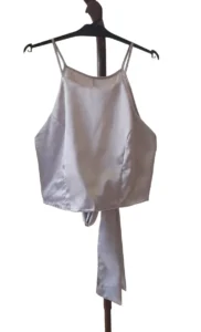 Top pamela liso de saten - Cómoda (foto 3)