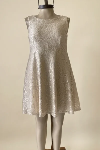 VESTIDO CORTO DELIA CON BRILLO