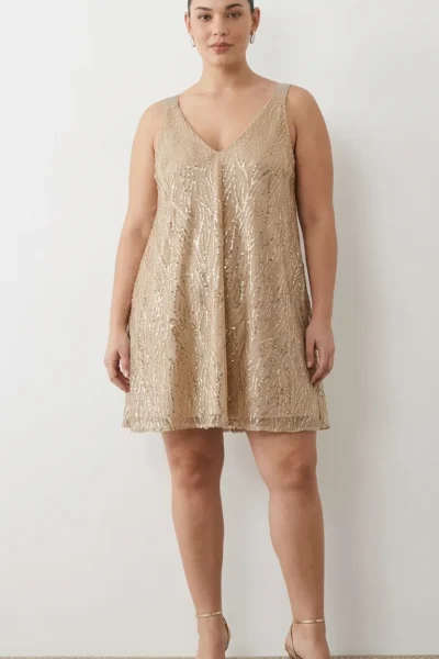 VESTIDO CORTO ELSA LUREX